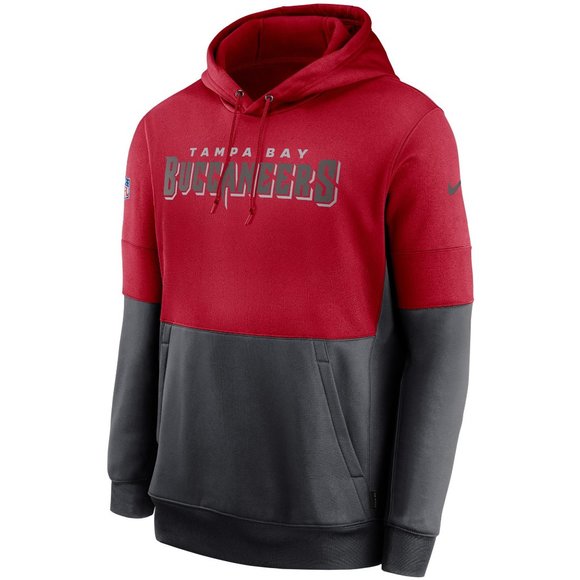 Tampa Bay Buccaneers Men's Nike Sideline Impact Lockup Dri-FIT Hoodie - Picture 2 of 3